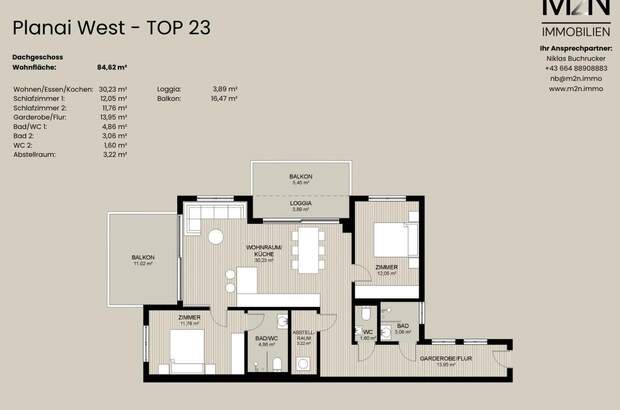 Wohnung mit Balkon kaufen in 8970 Schladming (Bild 5)