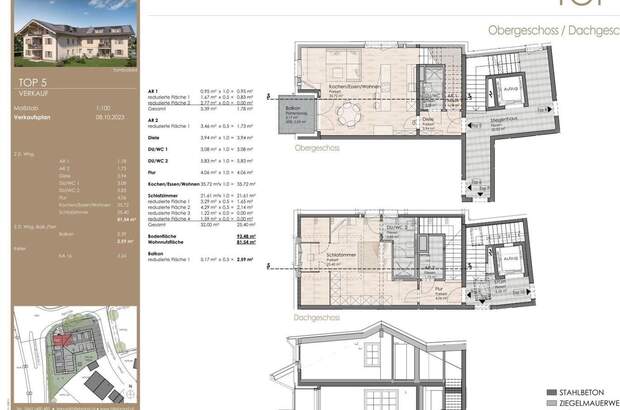 Wohnung mit Balkon kaufen in 83416 Saaldorf (Bild 2)