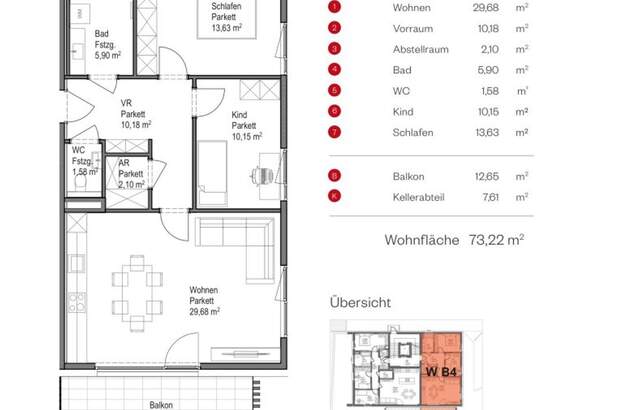 Wohnung mit Balkon kaufen in 5325 Plainfeld (Bild 5)