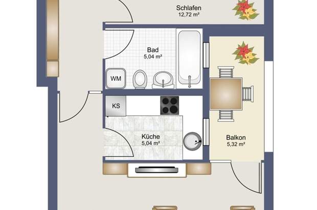 Wohnung mit Balkon kaufen in 6973 Höchst (Bild 2)