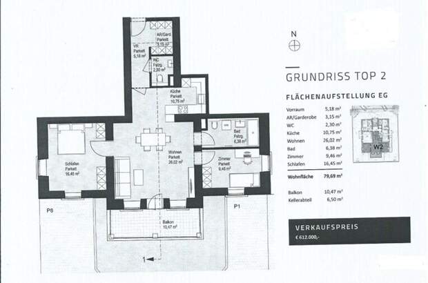 Altbauwohnung mit Balkon kaufen in 5020 Salzburg (Bild 3)