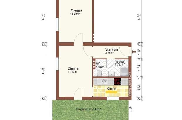 Eigentumswohnung in 5113 Sankt Georgen (Bild 1)
