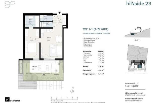 Terrassenwohnung kaufen in 1230 Wien (Bild 1)