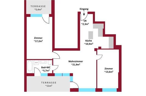 Terrassenwohnung kaufen in 1100 Wien