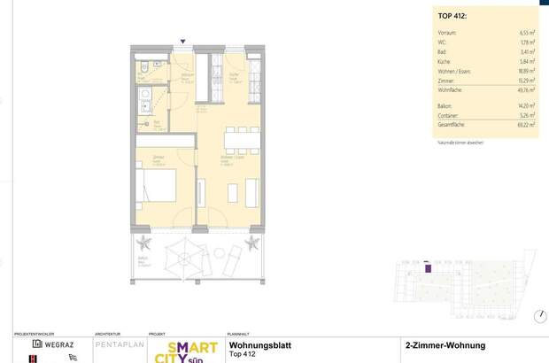 Wohnung mit Balkon mieten in 8020 Graz (Bild 5)