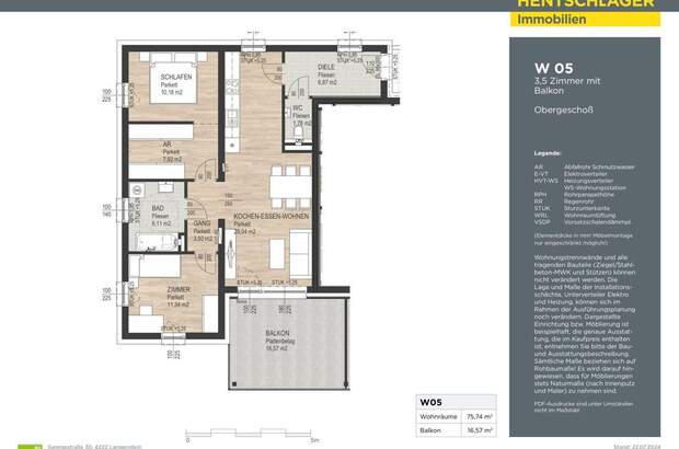 Wohnung mit Balkon kaufen in 4230 Pregarten (Bild 5)