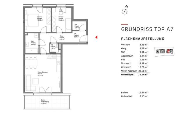 Wohnung mit Balkon kaufen in 5202 Neumarkt (Bild 4)