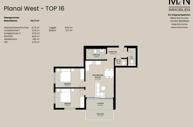 Wohnung mit Balkon kaufen in 8970 Schladming (Bild 4)