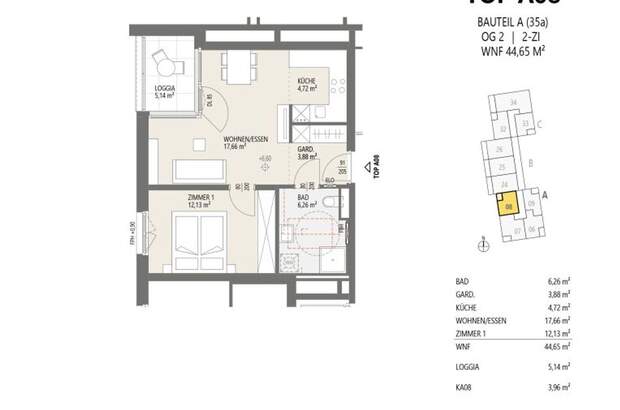 Wohnung mit Balkon kaufen in 6020 Innsbruck (Bild 5)