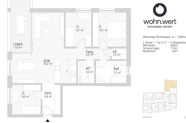 Wohnung mieten in 6800 Feldkirch (Bild 5)