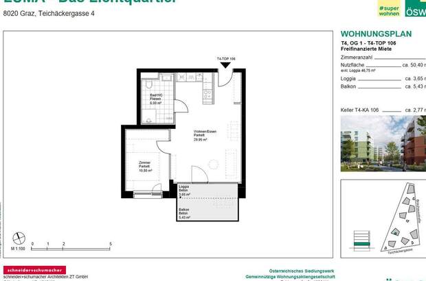 Wohnung mit Balkon mieten in 8020 Graz (Bild 2)
