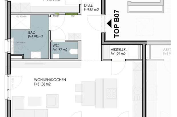 Wohnung mit Balkon kaufen in 6121 Baumkirchen (Bild 5)