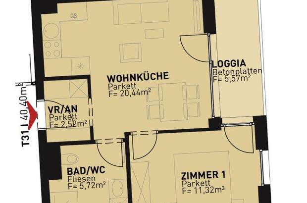 Terrassenwohnung kaufen in 1210 Wien (Bild 1)