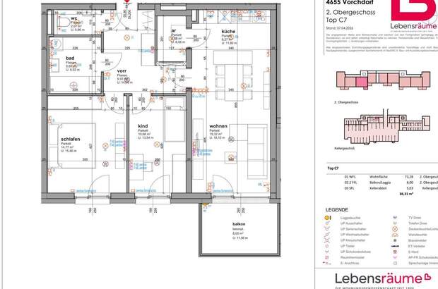Wohnung mit Balkon mieten in 4655 Vorchdorf (Bild 3)