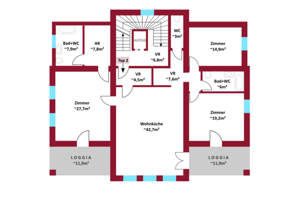Terrassenwohnung kaufen in 3002 Purkersdorf (Bild 2)