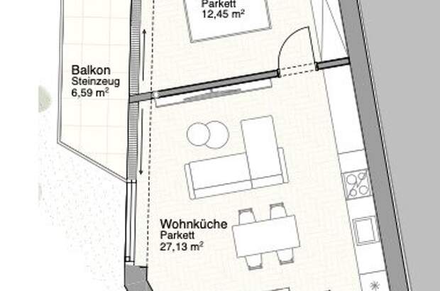 Altbauwohnung mit Balkon kaufen in 4020 Linz (Bild 5)