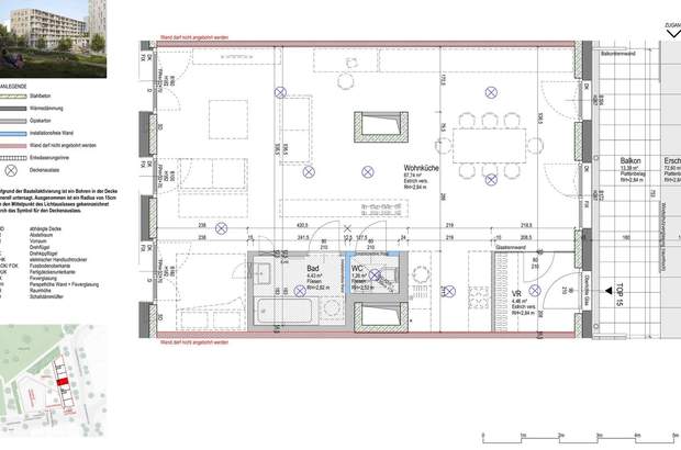 Terrassenwohnung mieten in 1020 Wien (Bild 1)