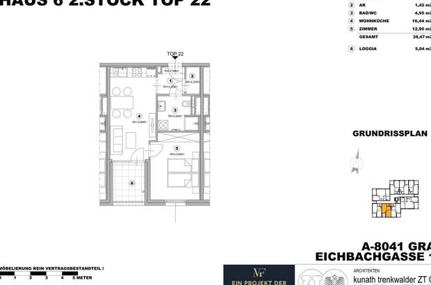 Wohnung mit Balkon mieten in 8041 Graz