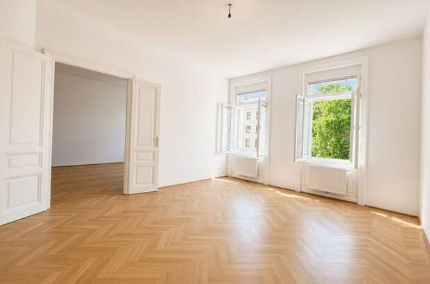 Altbauwohnung mit Balkon mieten in 1090 Wien (Bild 1)