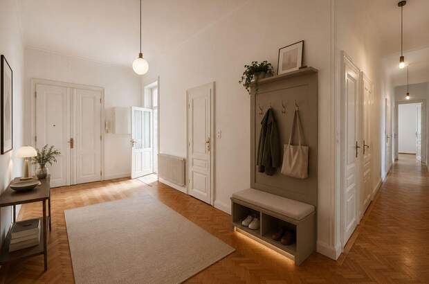 Altbauwohnung mit Balkon mieten in 1030 Wien (Bild 4)