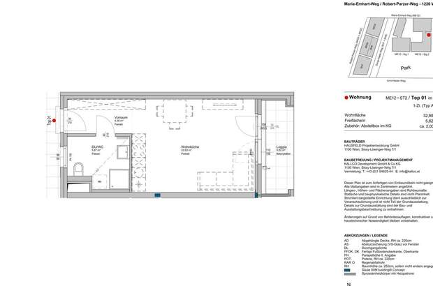 Wohnung mit Balkon mieten in 1220 Wien (Bild 2)