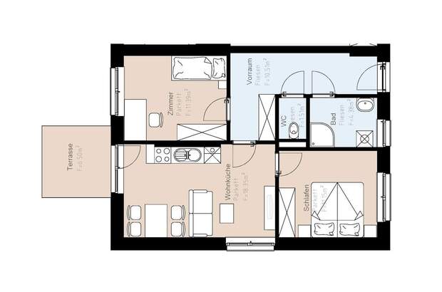 Terrassenwohnung mieten in 8461 Ehrenhausen