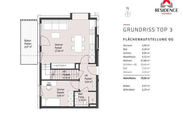 Wohnung mit Balkon kaufen in 5020 Salzburg (Bild 5)