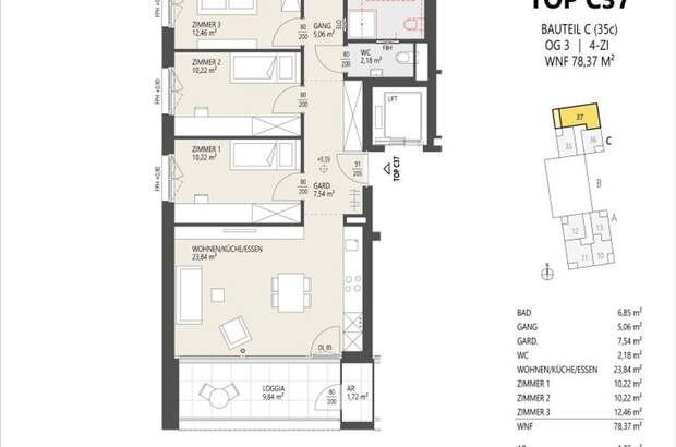 Eigentumswohnung in 6020 Innsbruck (Bild 3)