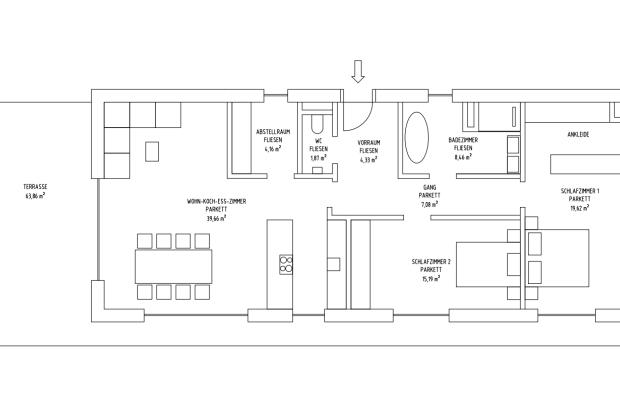 Terrassenwohnung kaufen in 8010 Graz Jakomini