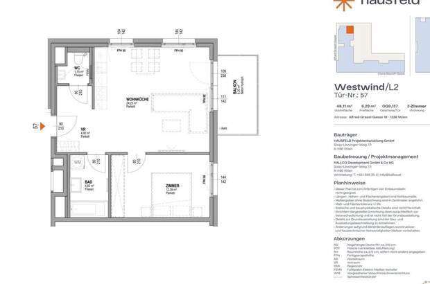 Wohnung mit Balkon mieten in 1220 Wien (Bild 1)