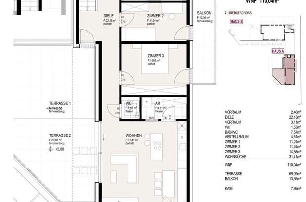 Wohnung mit Balkon kaufen in 6060 Hall (Bild 1)