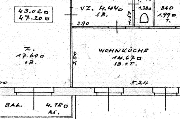 Wohnung mit Balkon mieten in 1180 Wien (Bild 2)