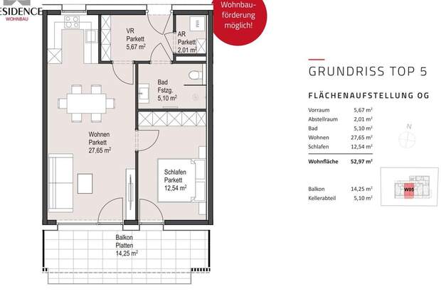 Wohnung mit Balkon kaufen in 5020 Salzburg (Bild 4)