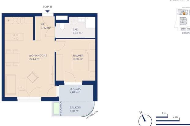 Wohnung mit Balkon kaufen in 1230 Wien (Bild 2)