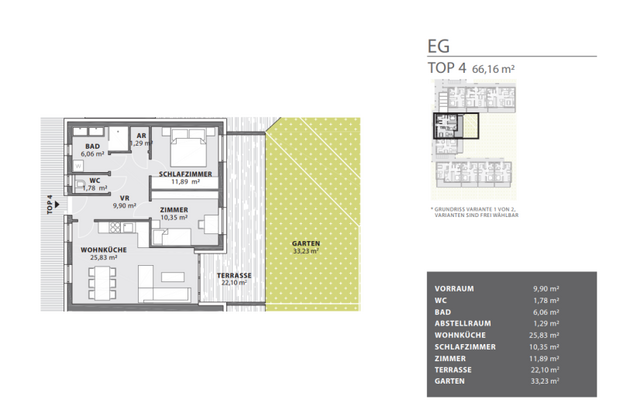 Terrassenwohnung kaufen in 8280 Fürstenfeld (Bild 3)