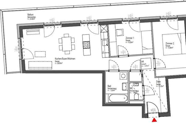 Terrassenwohnung mieten in 8020 Graz (Bild 1)