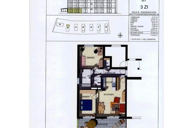 Terrassenwohnung mieten in 8052 Graz