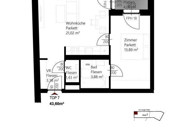 Terrassenwohnung mieten in 1220 Wien