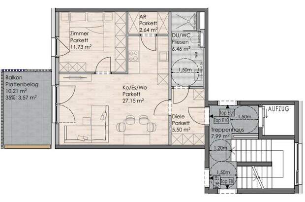 Terrassenwohnung mieten in 5230 Mattighofen (Bild 2)
