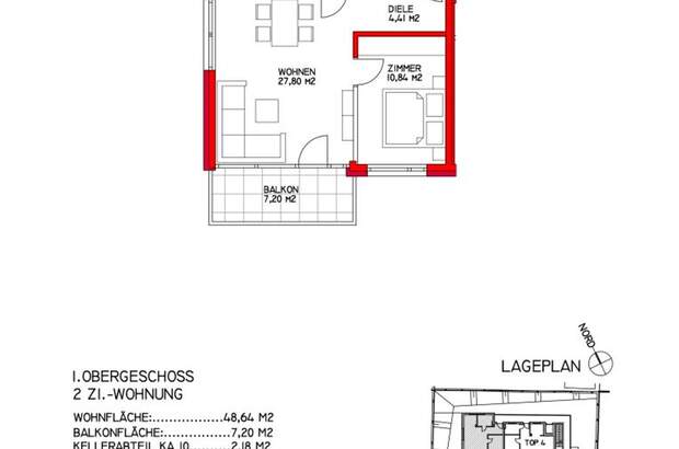 Wohnung mit Balkon kaufen in 6410 Telfs (Bild 3)