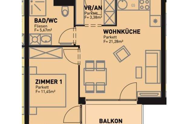 Terrassenwohnung kaufen in 1210 Wien (Bild 1)