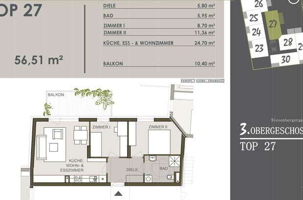 Wohnung mit Balkon mieten in 8020 Graz (Bild 5)