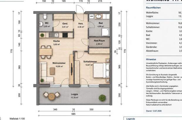 Wohnung mit Balkon kaufen in 2540 Bad Vöslau (Bild 1)