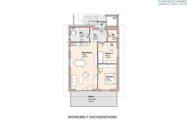 Wohnung mit Balkon kaufen in 6423 Mötz (Bild 3)
