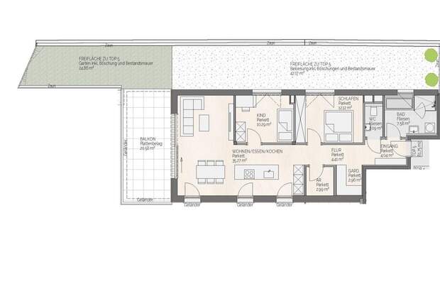 Wohnung mit Balkon kaufen in 4810 Gmunden (Bild 2)