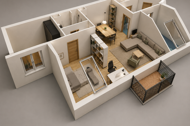 Wohnung mit Balkon mieten in 2320 Schwechat (Bild 1)