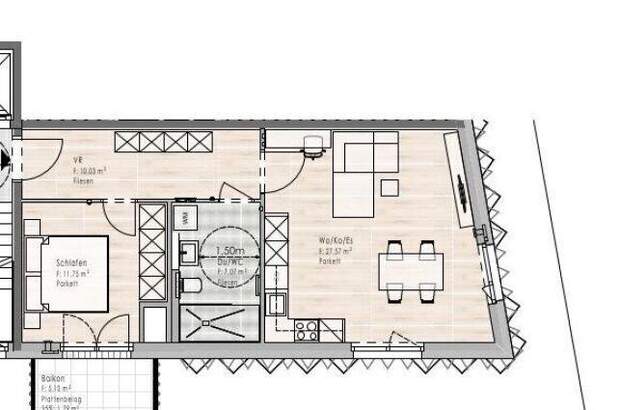 Terrassenwohnung mieten in 5301 Eugendorf (Bild 3)