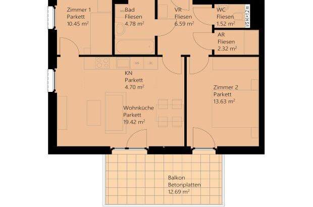 Terrassenwohnung mieten in 1220 Wien