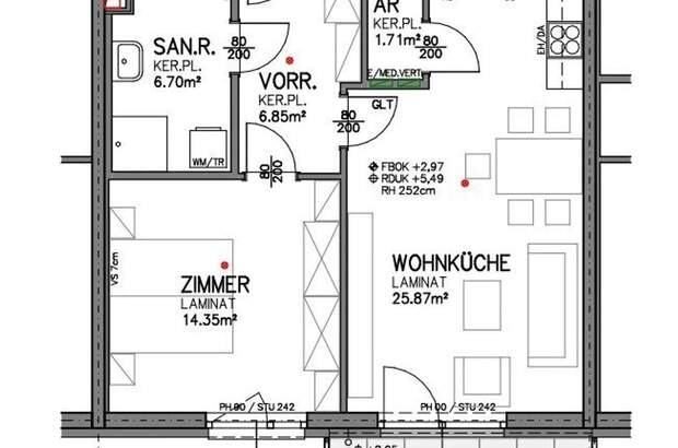 Wohnung mit Balkon mieten in 7000 Eisenstadt (Bild 2)