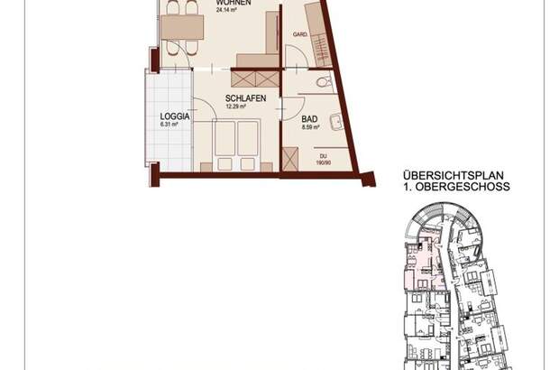 Wohnung mit Balkon kaufen in 9500 Villach (Bild 2)